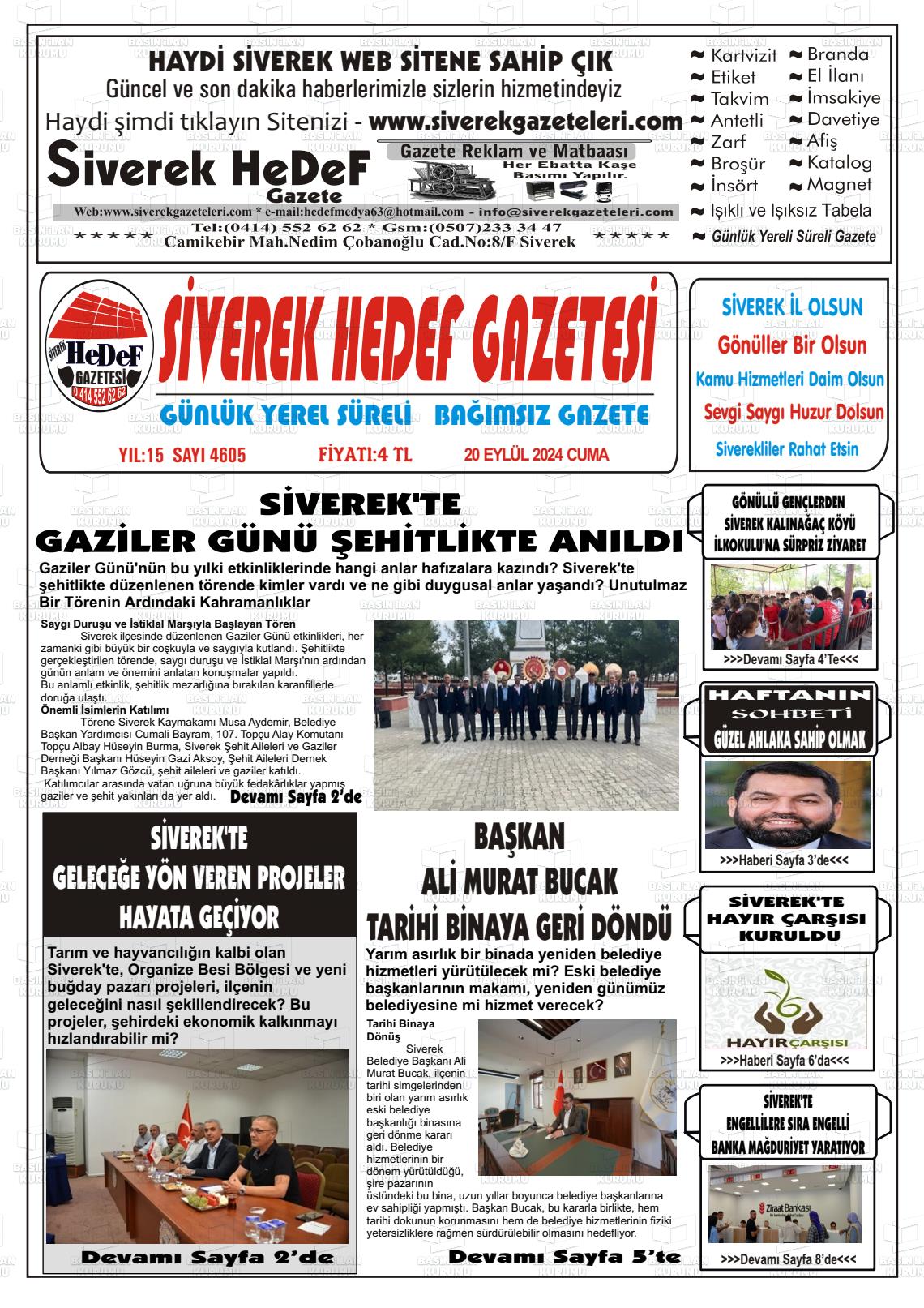 SİVEREK HEDEF Gazetesi