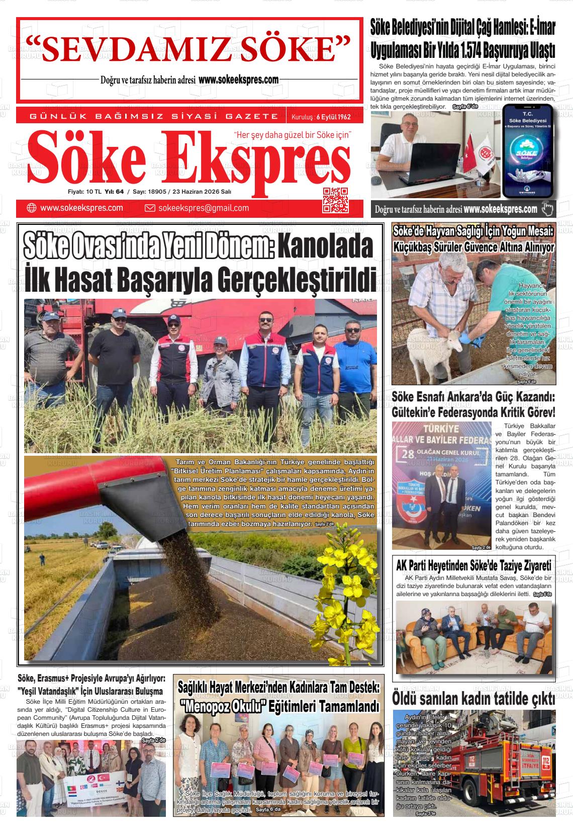 SÖKE EKSPRES Gazetesi