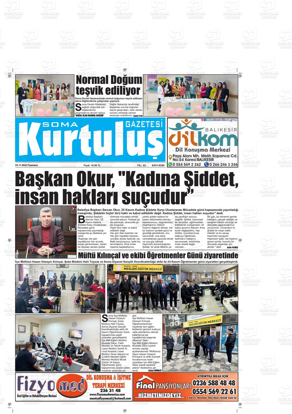 SOMA KURTULUŞ Gazetesi