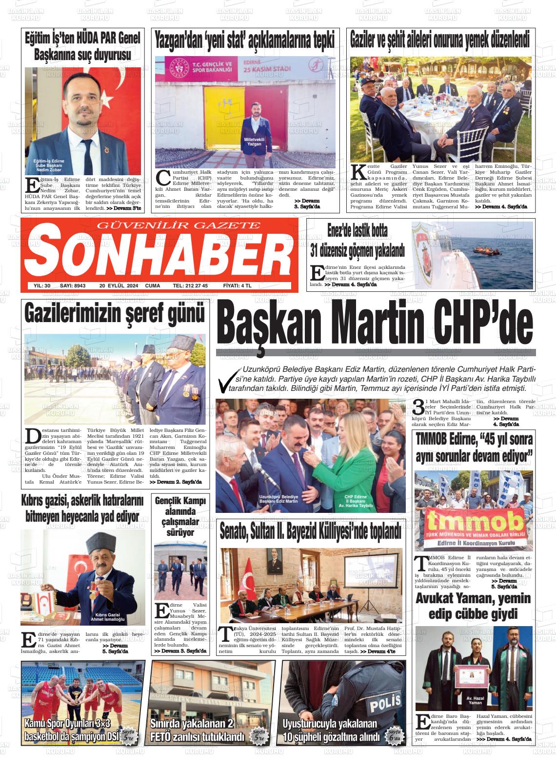 SON HABER Gazetesi