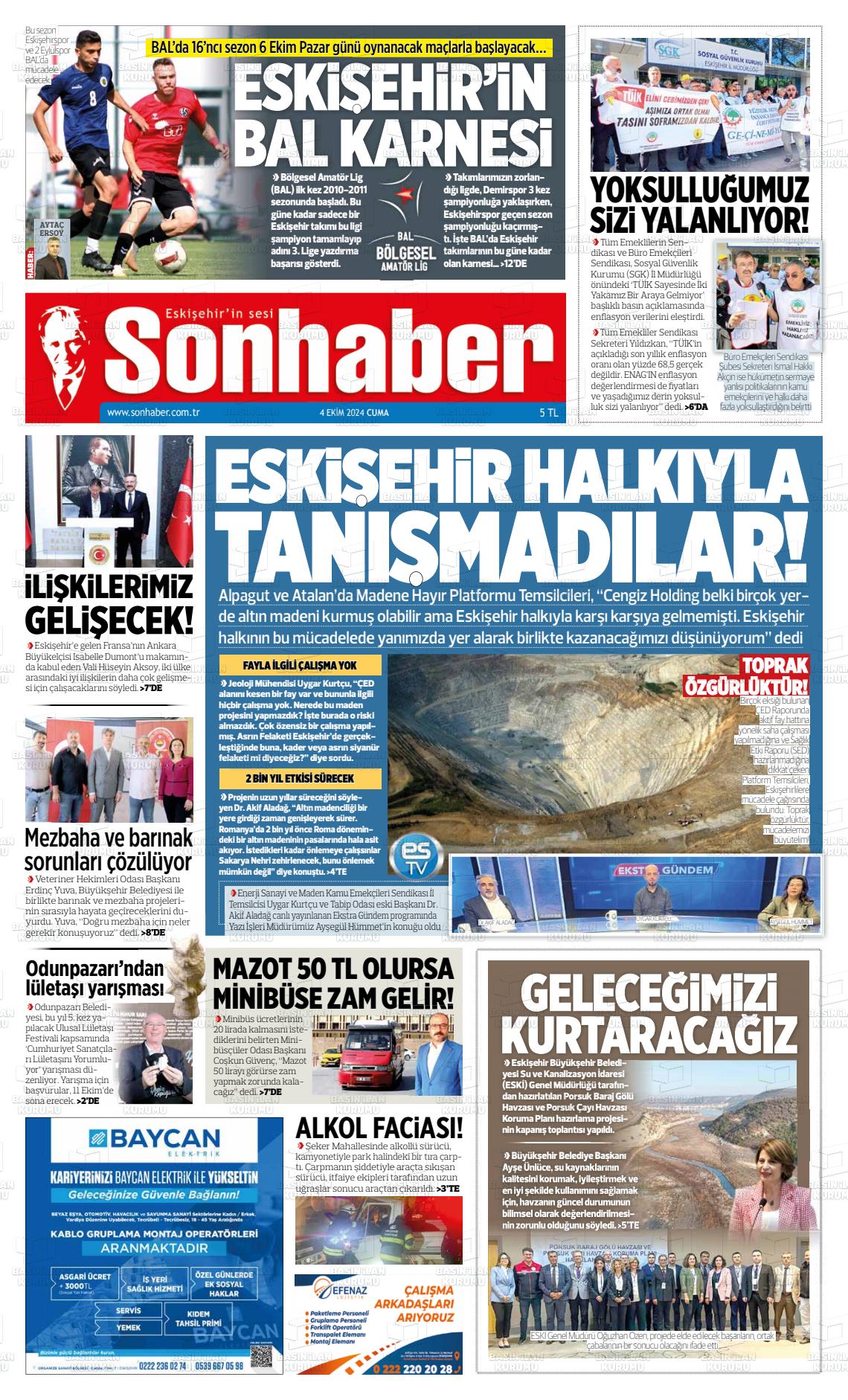 SONHABER Gazetesi