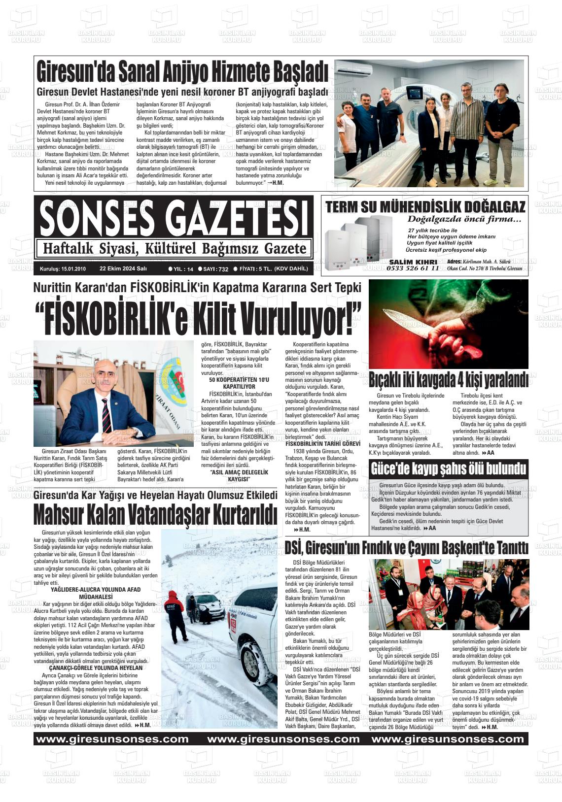 SONSES Gazetesi