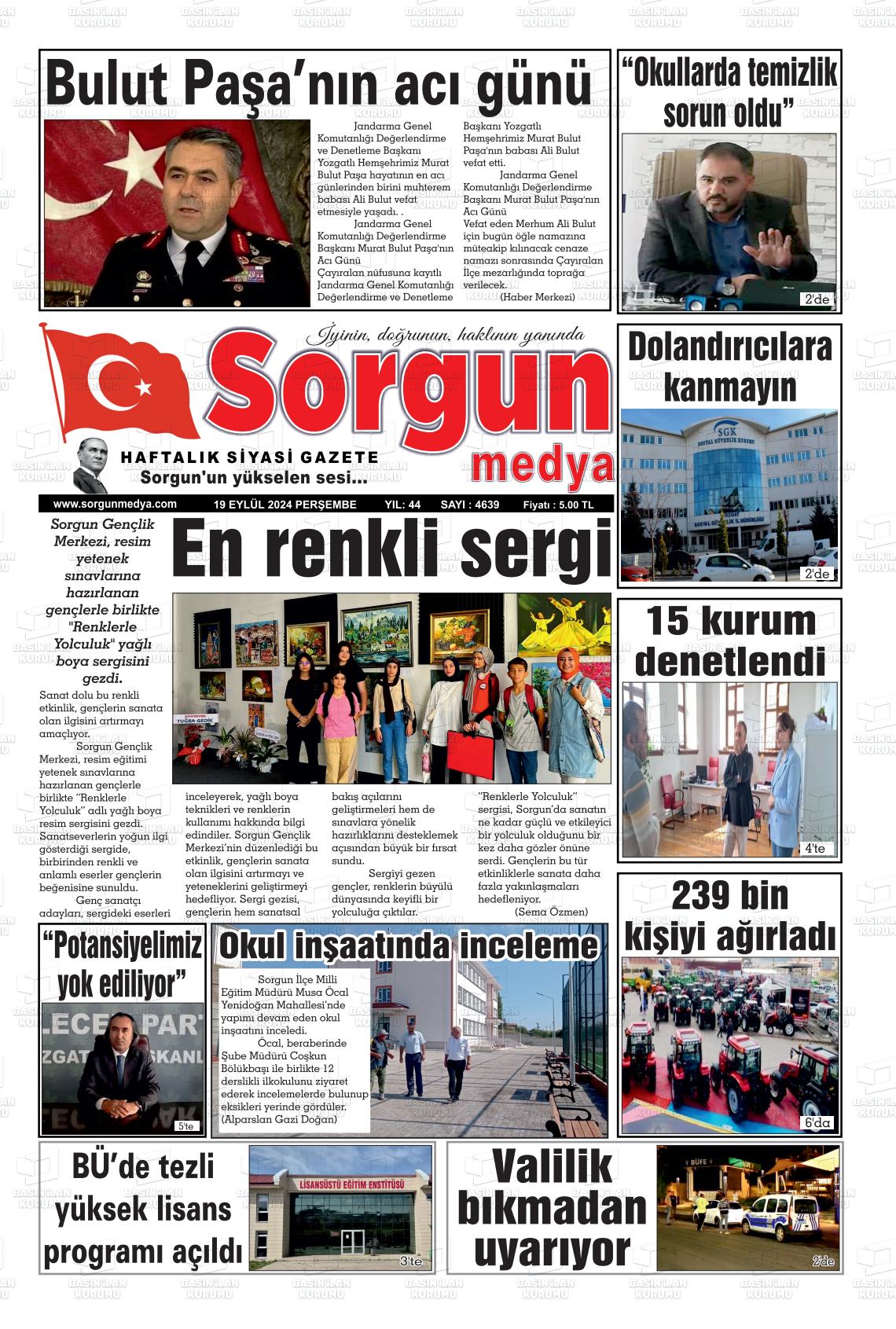 SORGUN MEDYA Gazetesi