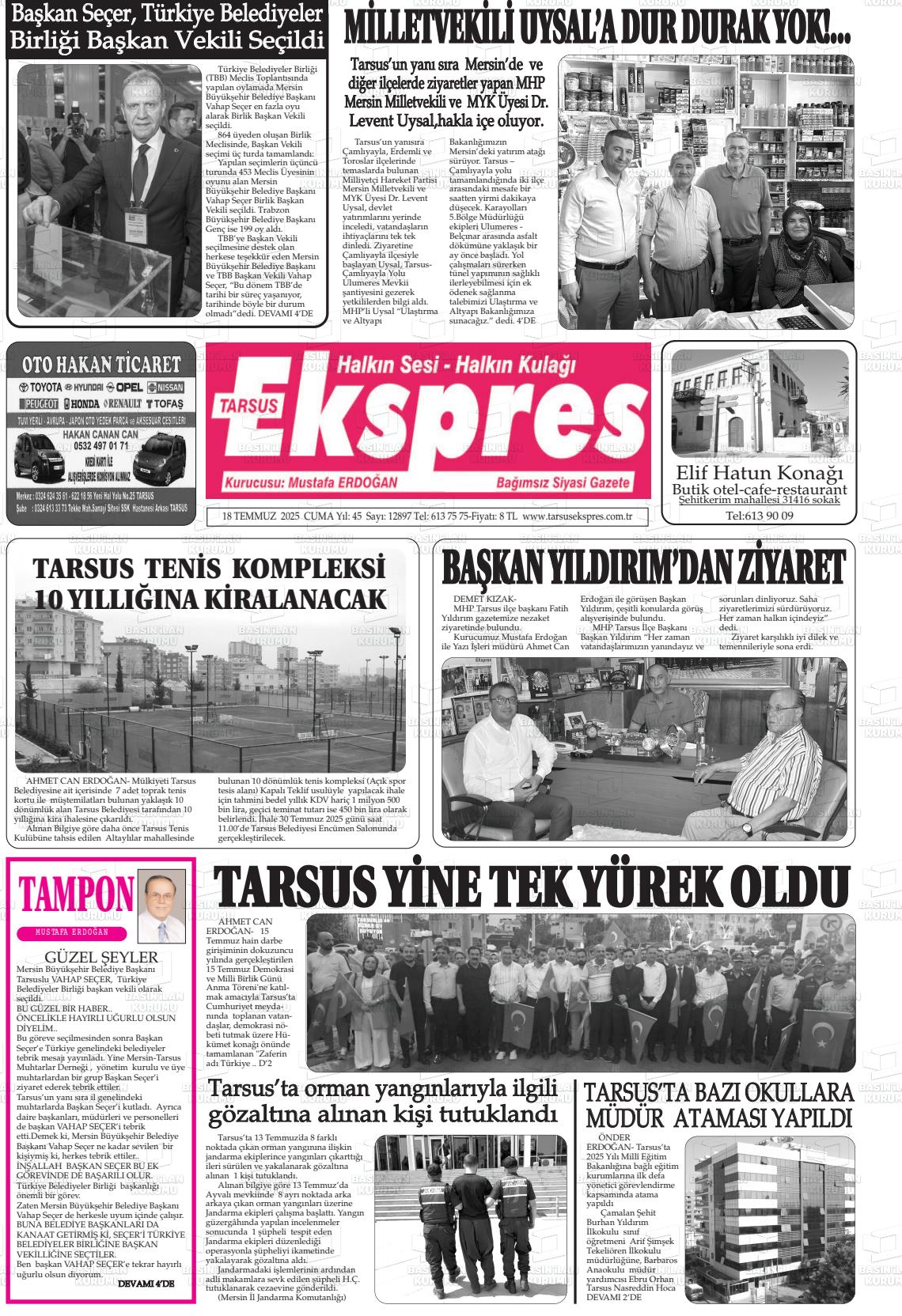 TARSUS EKSPRES Gazetesi
