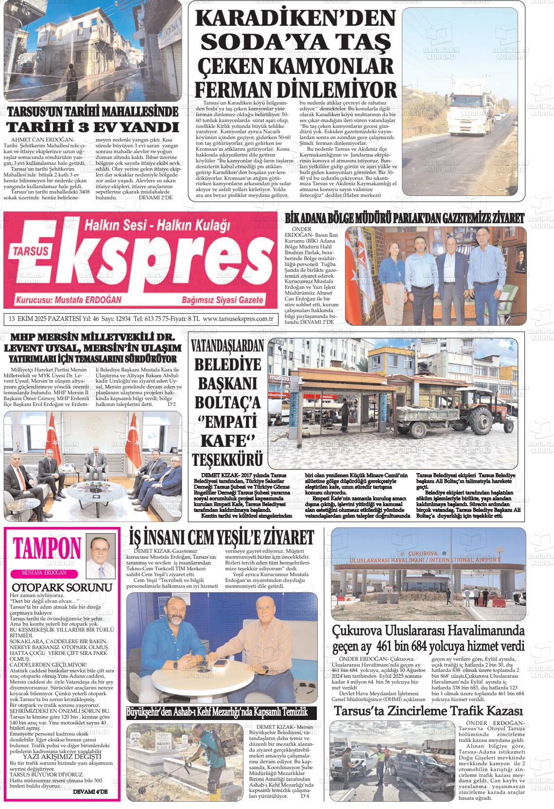 TARSUS EKSPRES Gazetesi