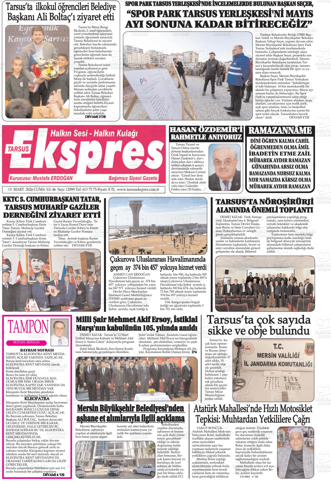 TARSUS EKSPRES Gazetesi