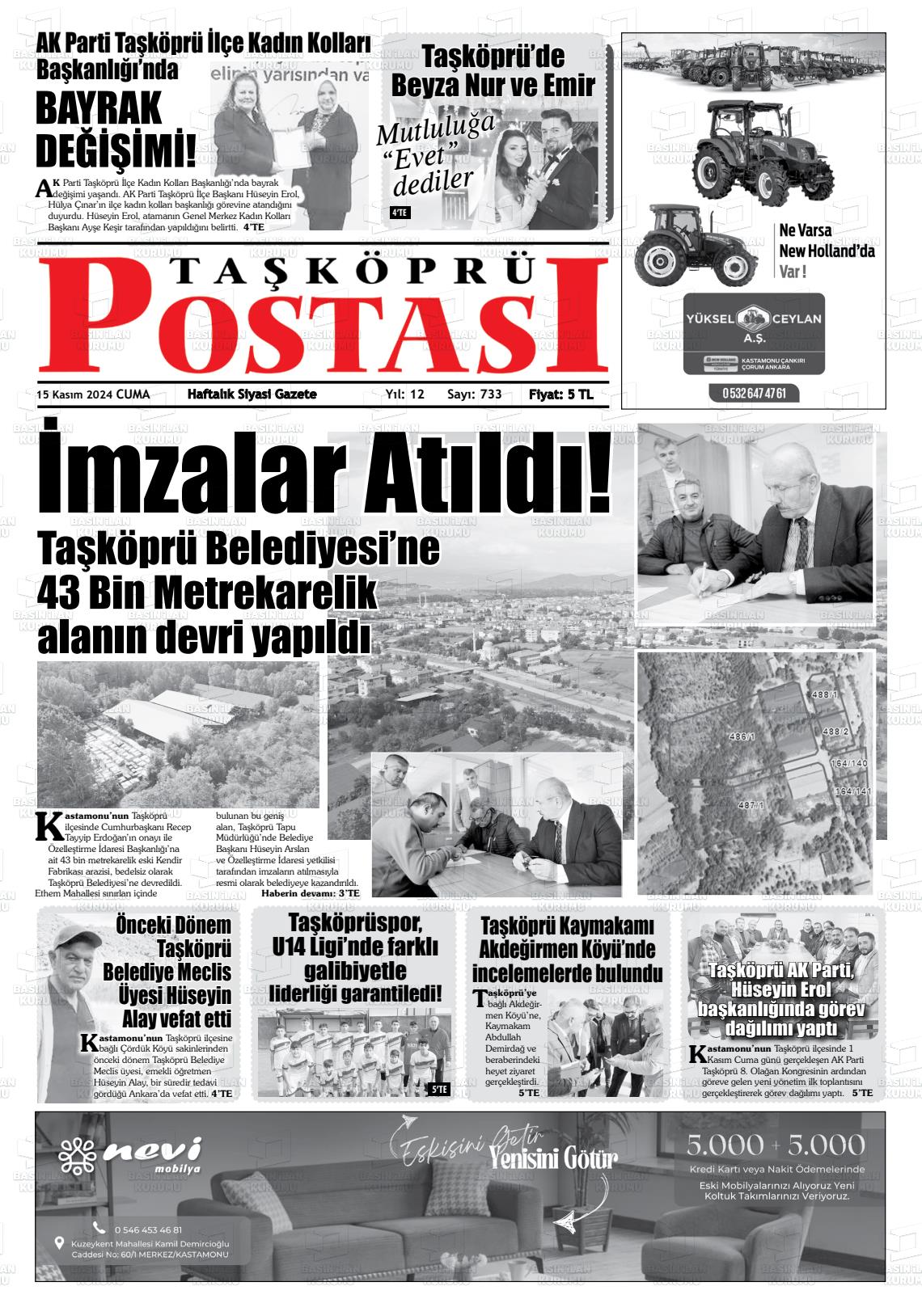 TAŞKÖPRÜ POSTASI Gazetesi