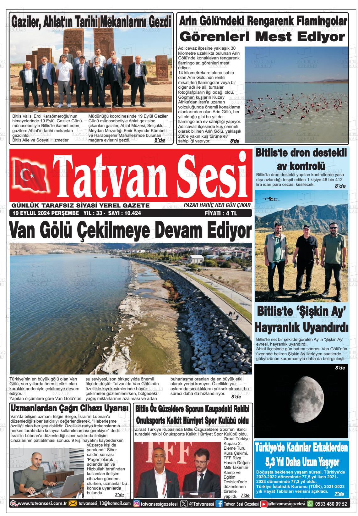 TATVAN SESİ Gazetesi