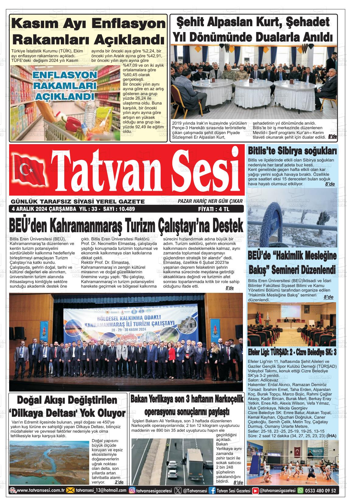 TATVAN SESİ Gazetesi