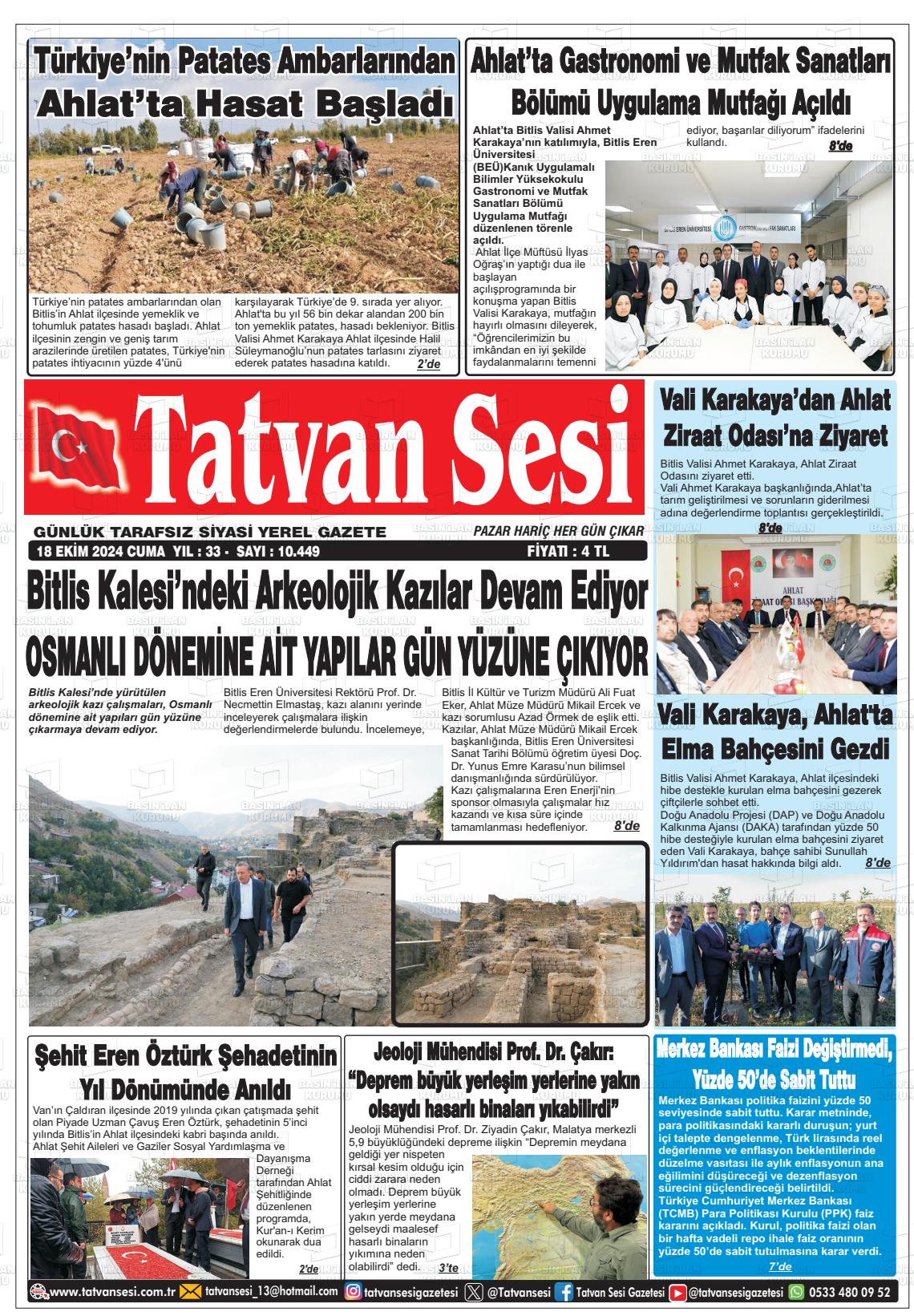 TATVAN SESİ Gazetesi