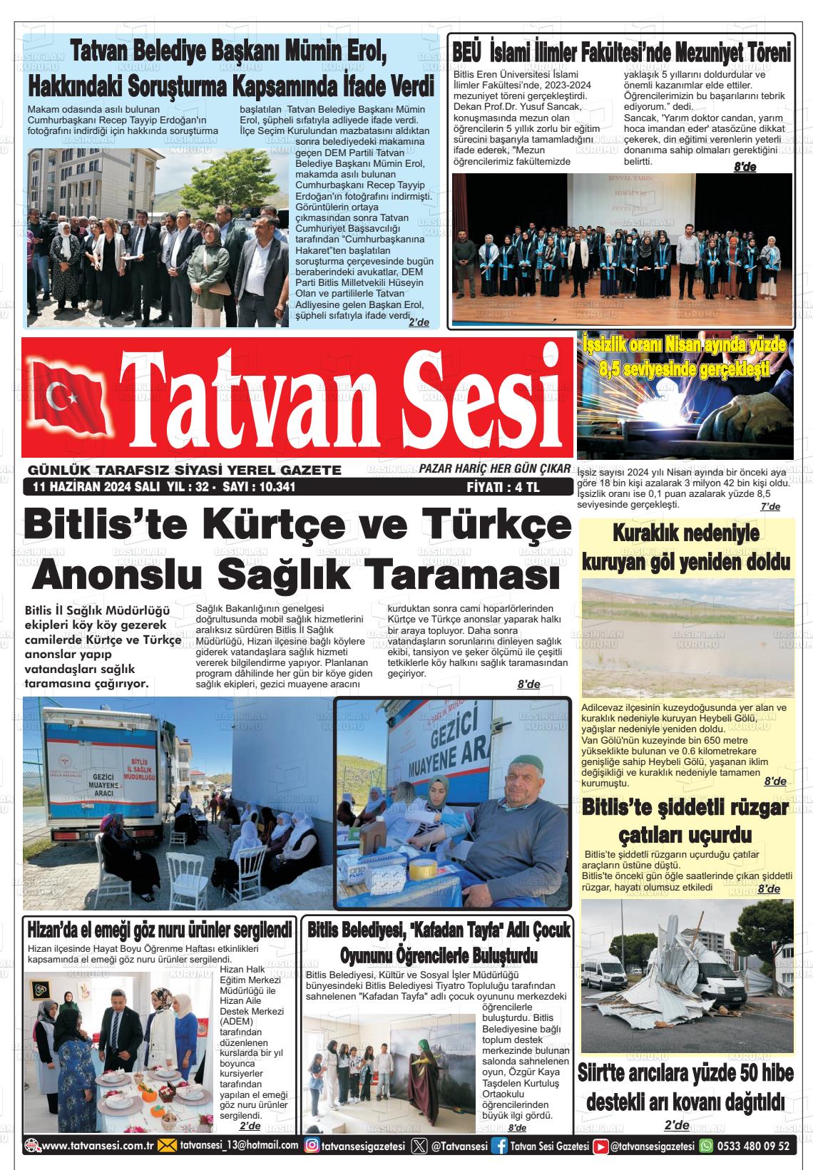 TATVAN SESİ Gazetesi