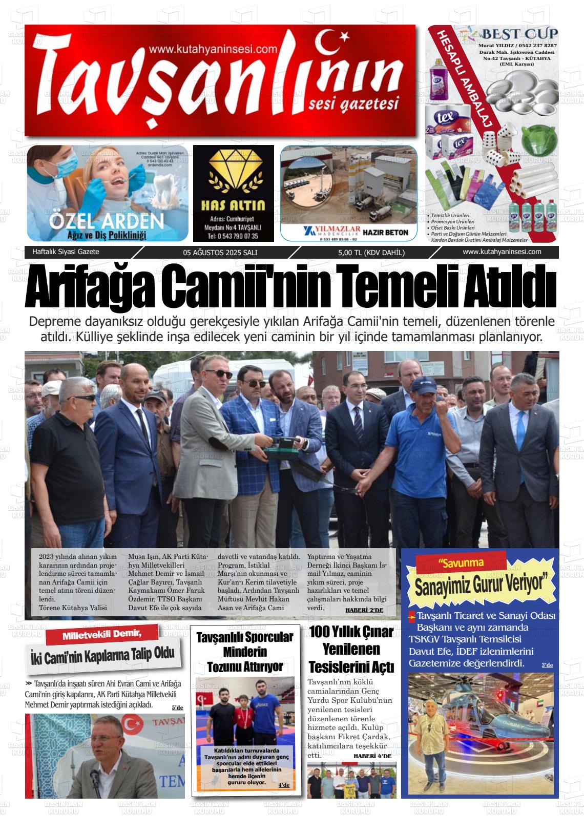 TAVŞANLININ SESİ Gazetesi
