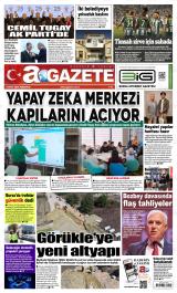 A Gazete gazetesi 1. sayfa