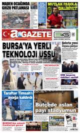 A Gazete gazetesi 1. sayfa