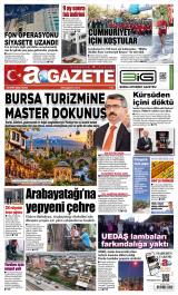 A Gazete gazetesi 1. sayfa