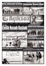 Açıksöz gazetesi 1. sayfa