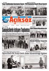 Açıksöz gazetesi 1. sayfa