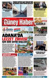Adana Güney Haber gazetesi 1. sayfa