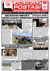 Adilcevaz Postası gazetesi 1. sayfa