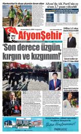 Afyonşehir gazetesi 1. sayfa