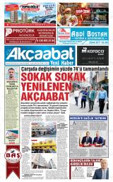 Akçaabat Yeni Haber gazetesi 1. sayfa