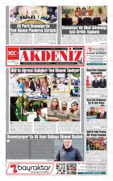 Akdeniz gazetesi 1. sayfa