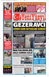 Akdeniz'de Yeni Yüzyıl gazetesi 1. sayfa