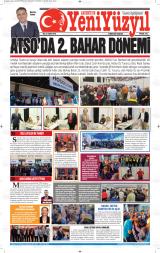 Akdeniz'de Yeni Yüzyıl gazetesi 1. sayfa