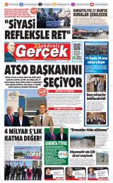 Akdeniz Gerçek gazetesi 1. sayfa