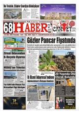 Aksaray 68 Haber gazetesi 1. sayfa