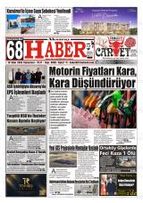 Aksaray 68 Haber gazetesi 1. sayfa