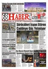 Aksaray 68 Haber gazetesi 1. sayfa
