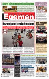 Aksaray Egemen gazetesi 1. sayfa