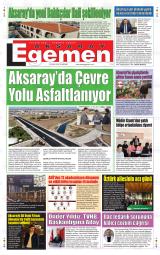 Aksaray Egemen gazetesi 1. sayfa