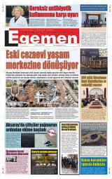 Aksaray Egemen gazetesi 1. sayfa