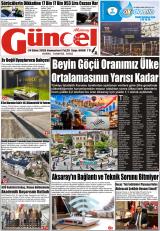 Aksaray Güncel gazetesi 1. sayfa