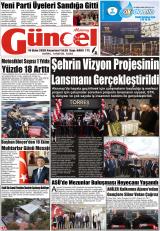 Aksaray Güncel gazetesi 1. sayfa
