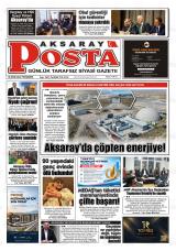 Aksaray Posta gazetesi 1. sayfa