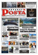 Aksaray Posta gazetesi 1. sayfa