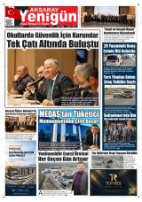 Aksaray Yenigün gazetesi 1. sayfa