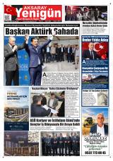 Aksaray Yenigün gazetesi 1. sayfa