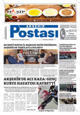 Akşehir Postası gazetesi 1. sayfa
