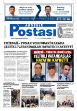 Akşehir Postası gazetesi 1. sayfa