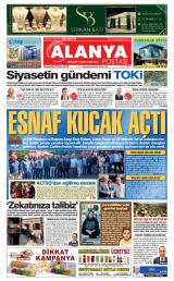 Alanya Postası gazetesi 1. sayfa