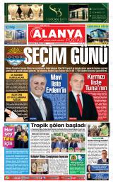 Alanya Postası gazetesi 1. sayfa