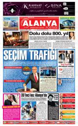 Alanya Postası gazetesi 1. sayfa