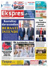 Aliağa Ekspres gazetesi 1. sayfa