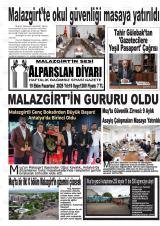 Alparslan Diyarı gazetesi 1. sayfa