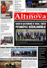 Altınova gazetesi 1. sayfa