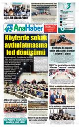 Ana Haber gazetesi 1. sayfa